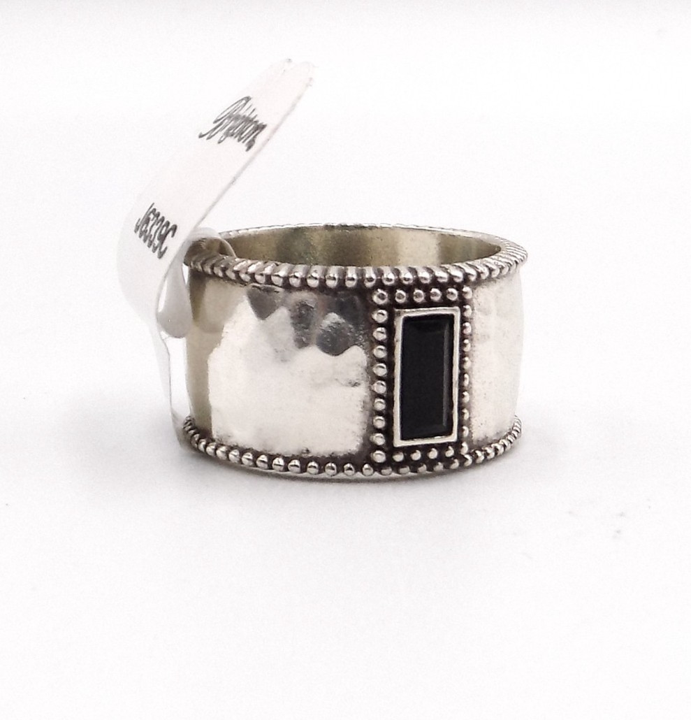 Brighton Pretty Tough Gem Wide Band Ring Size 9 NWT