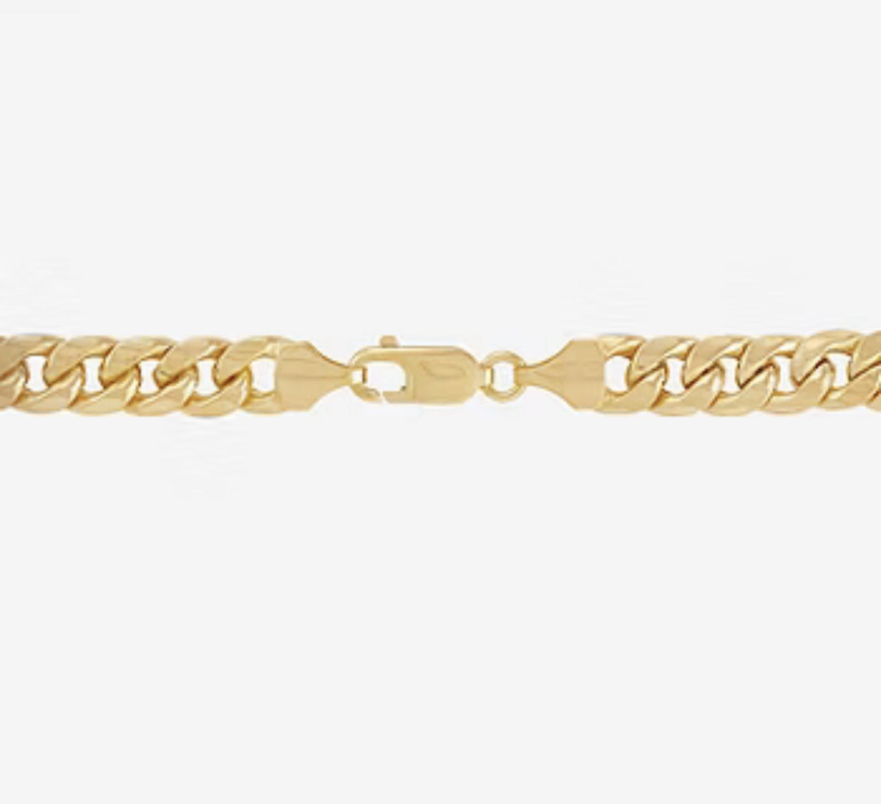 New Made In Italy Men’s Women’s 10k Gold 22 Inch Cuban Chain Necklace 7.2 mm