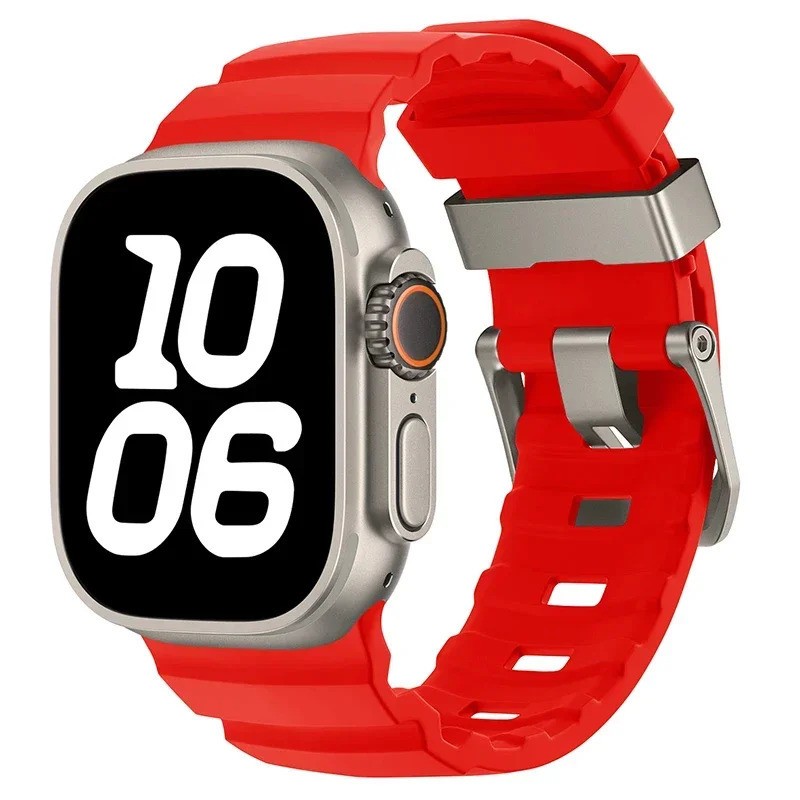 Silicone Sport Band for Apple Watch SE Series 11 10 9 8 7 6 5 4 Ultra 2/3 38-49m
