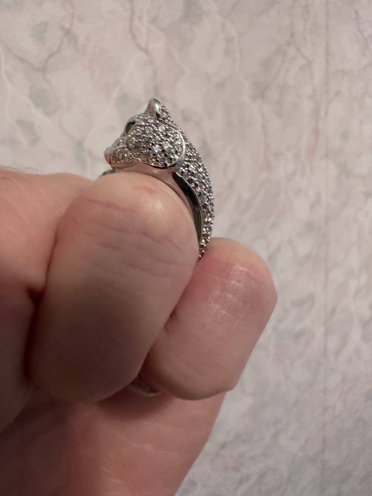 SONIA BITTON PANTHER RING 925 STERLING SILVER ~ Size 5 ~ SHOPNBC