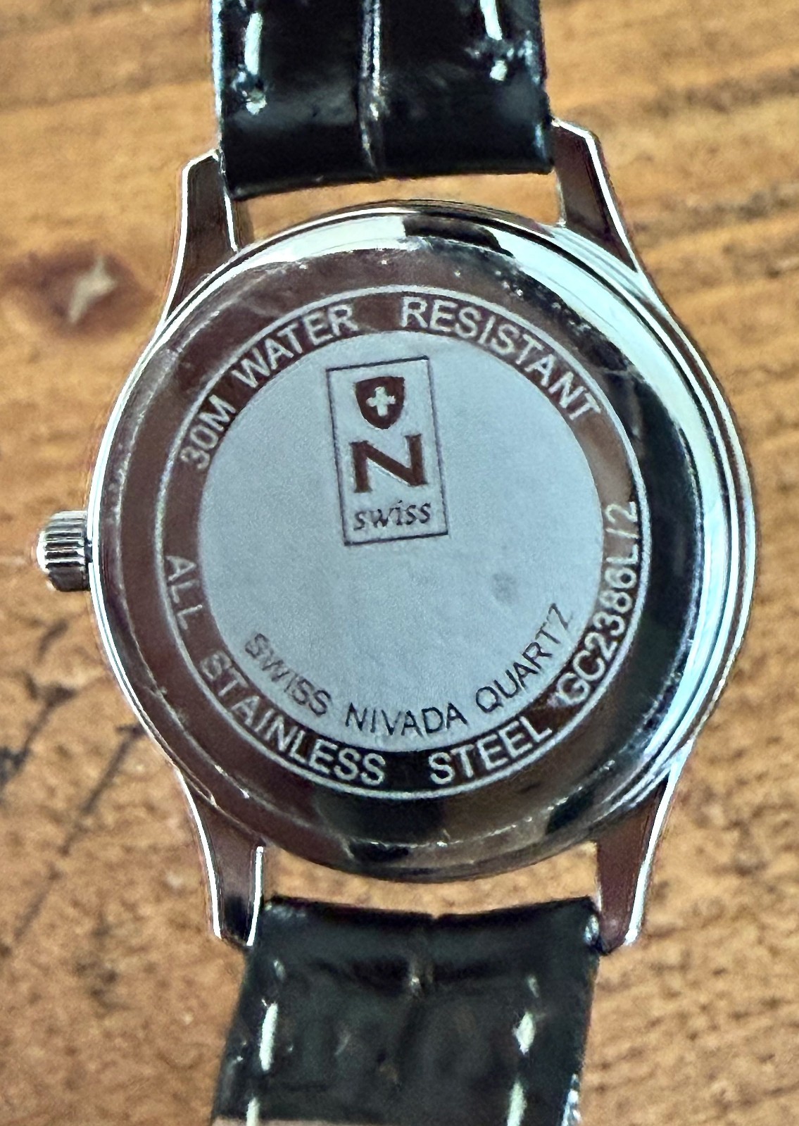 NIVADA “SWISS” Ladies Watch NOS Unworn w/Box Tags GC2386L12, XXX GUILLOCHE Dial