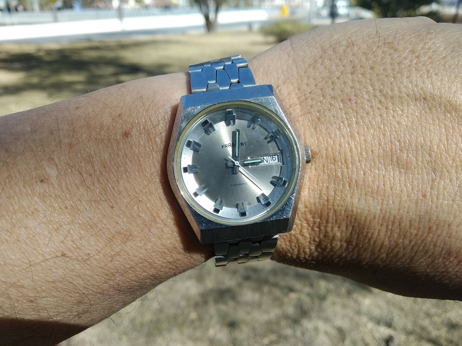 FRAMONT AUTOMATIC ETA 2789 BEAUTIFUL MOVEMENT SERVICED WORKING OK RARE UNUSED