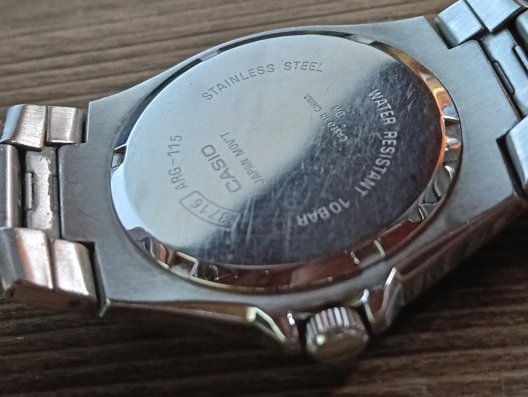 CASIO ARGENT Quartz Watch ARG-115