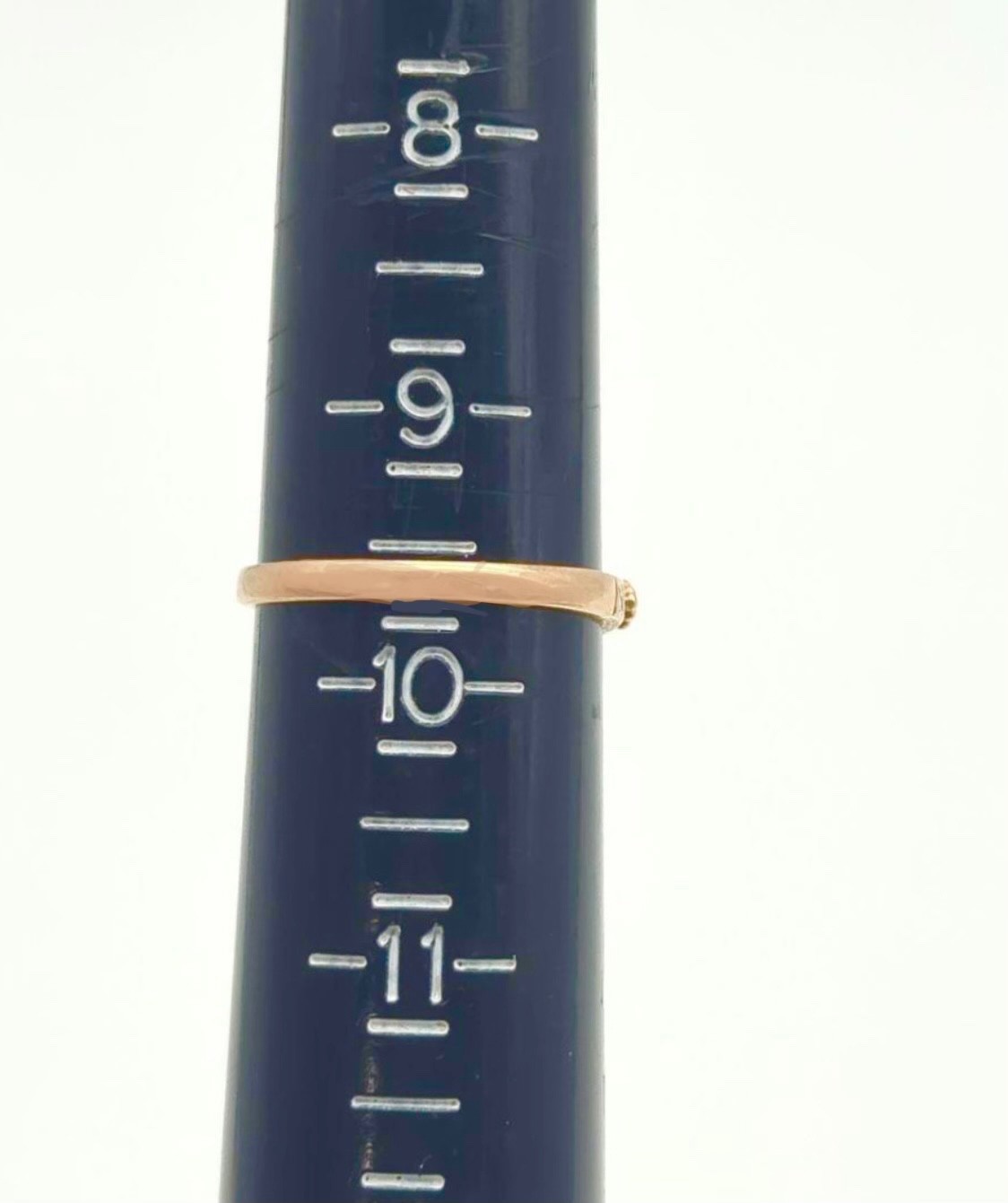 Black Hills Gold 10k Ladies Wide Front Band Ring Size 9 1/2