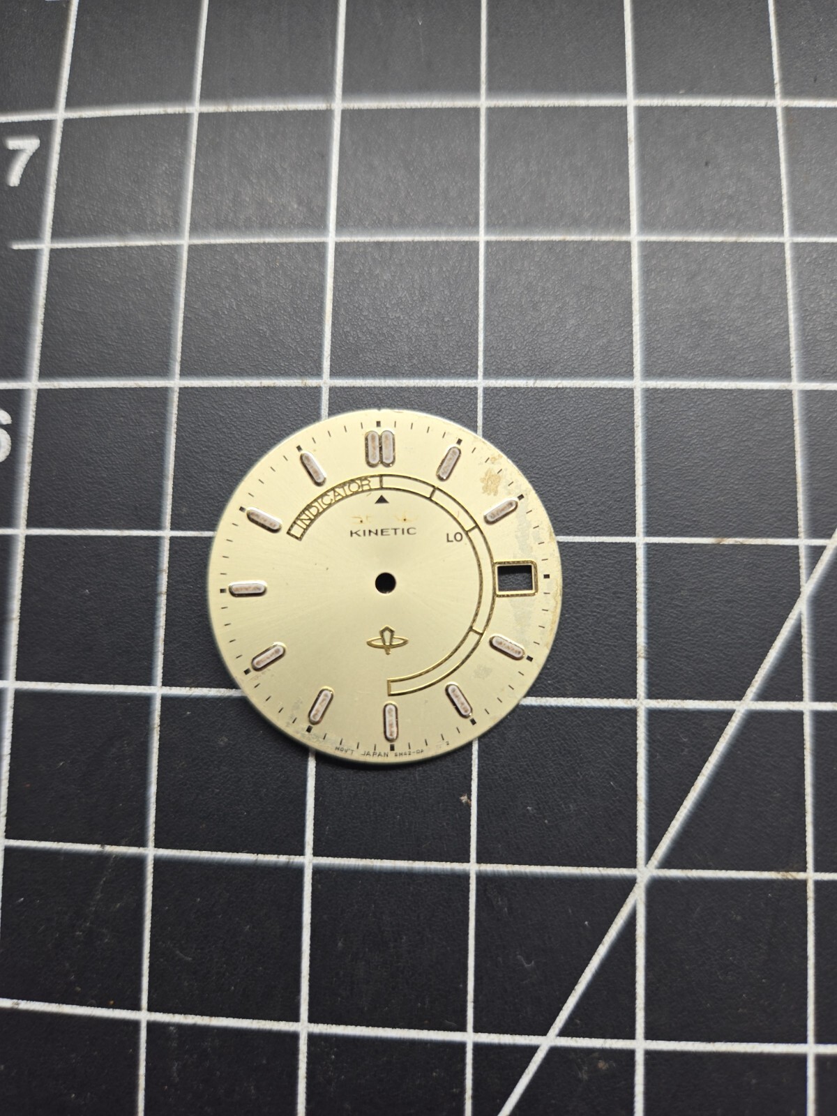 vintage seiko watch dial parts repair 5m42 DA date kinetic
