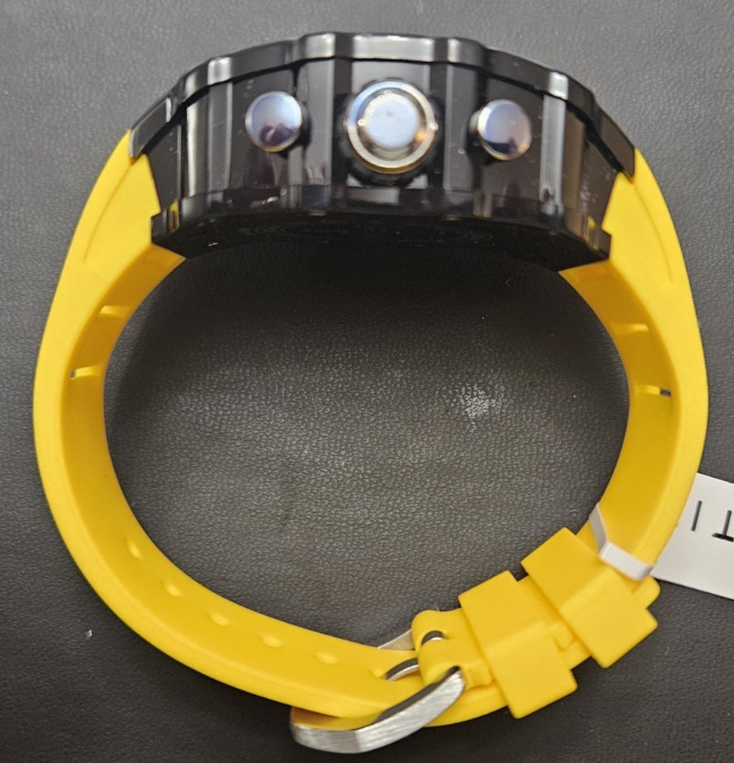 Activa Fury X Invicta Mens Quartz MG53 Skeleton Dial Yellow 44mm ACW2305-021 NIB