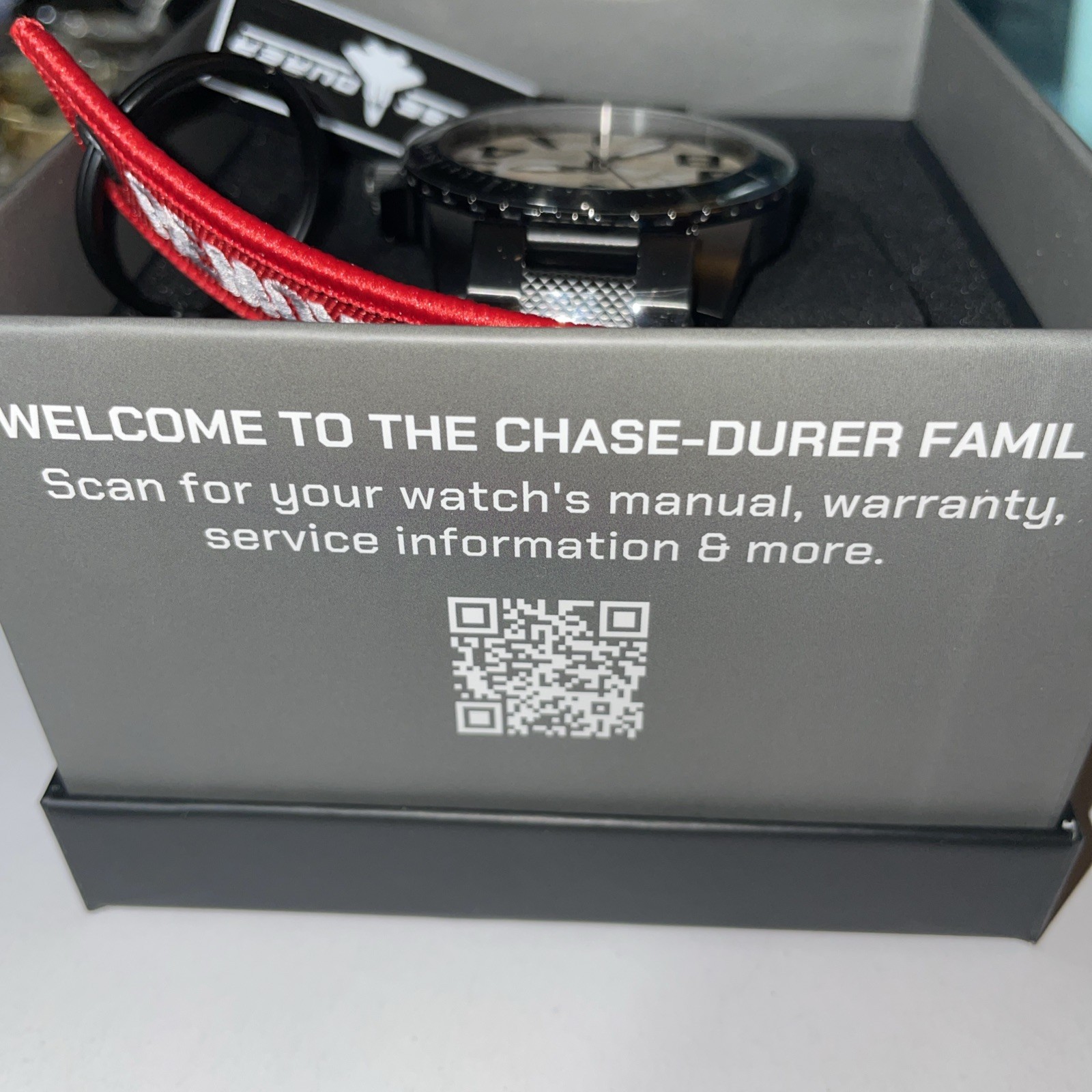 Chase Durer Men’s Watch CDW-0144, 48mm, Gun Metal, Comes w/keychain, New Box 2