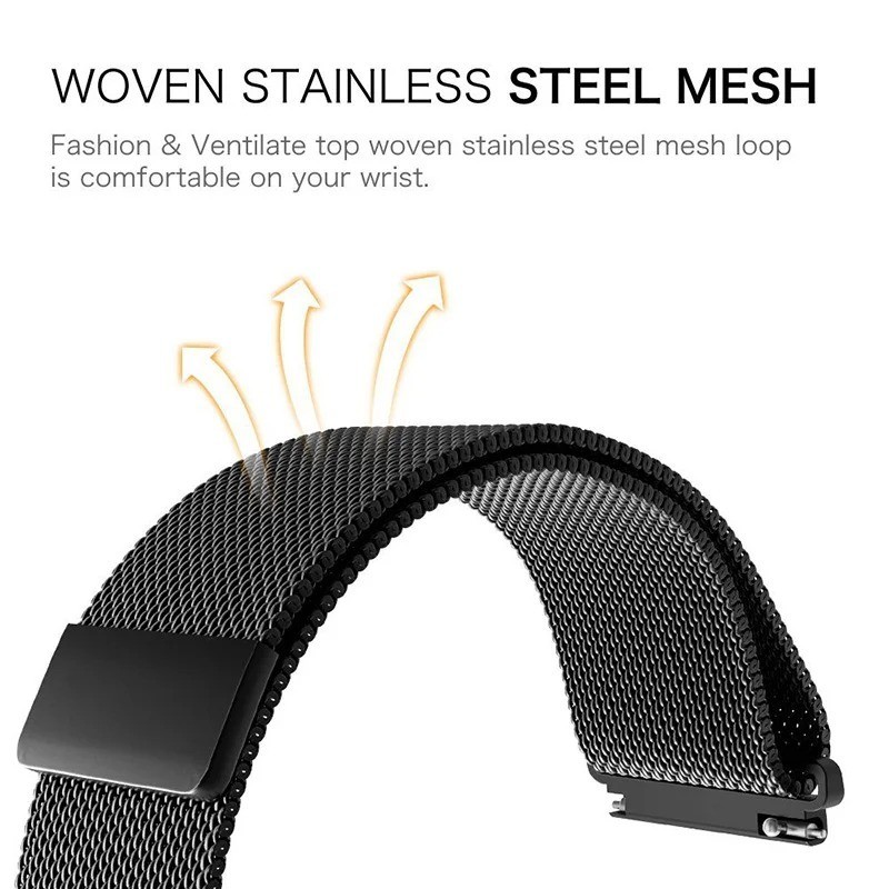Metal Strap For Garmin Vivoactive 3 4 4s 5 6 Band Watch Venu 2 2s 3s SQ Bracelet