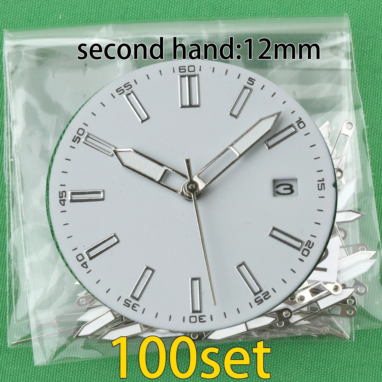 100 Set Watch Hands for 2035 2115 PC21 SL68 2305 VH31 9T33 Movement Pointers