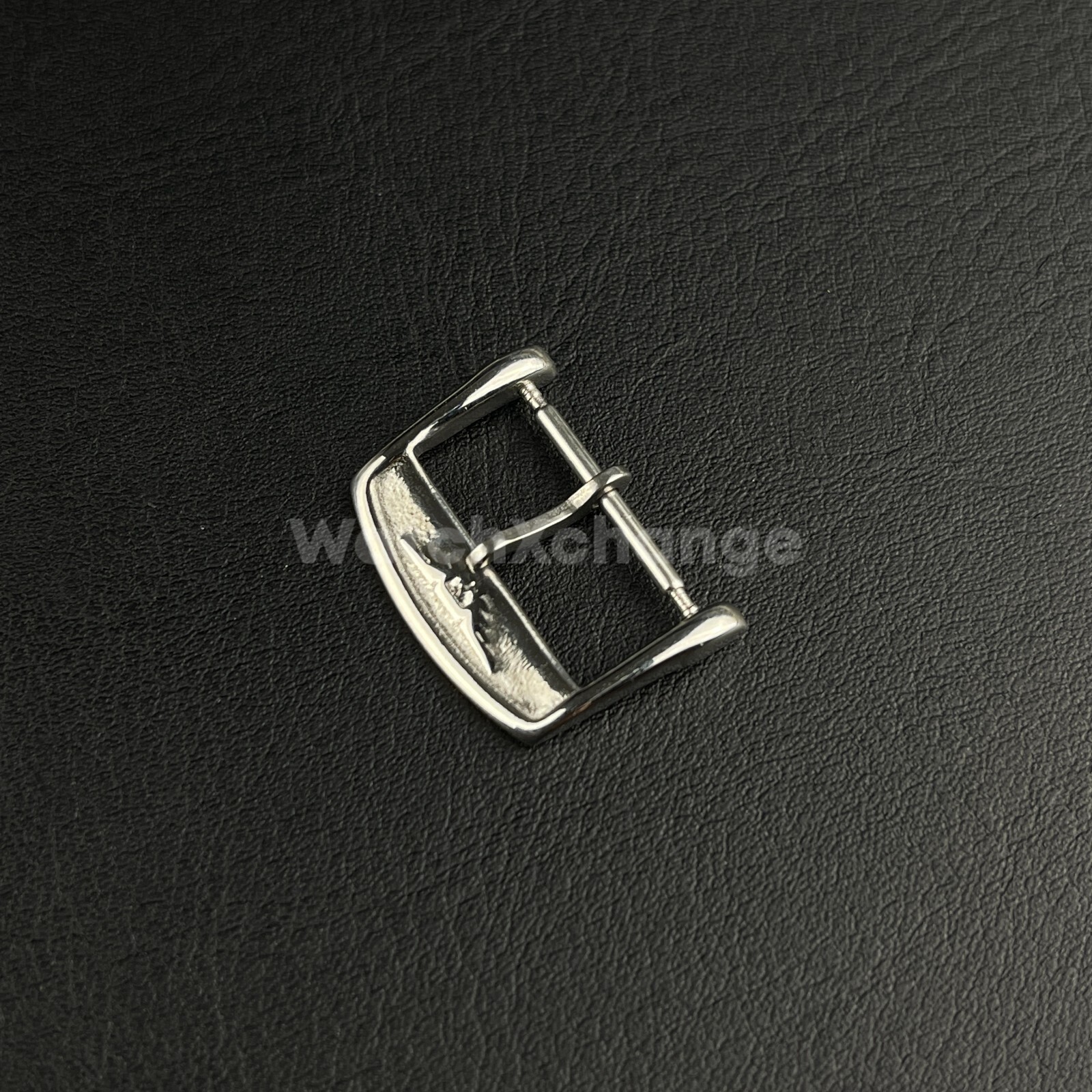 Silver Longines Classic Tongue Buckle Leather Watch Strap Band Clasp 18mm 20mm