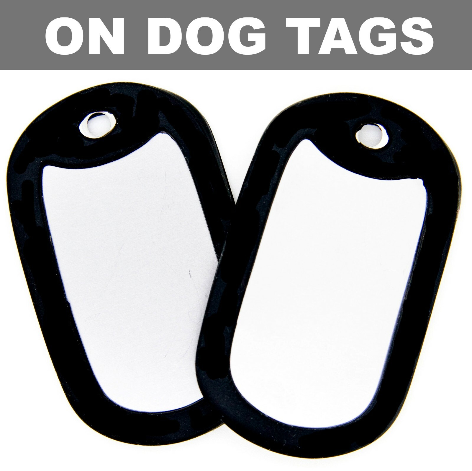 PACK 50 STAINLESS STEEL DOG TAGS, 24″ BALL CHAIN NECKLACES, SILENCERS REPAIR KIT