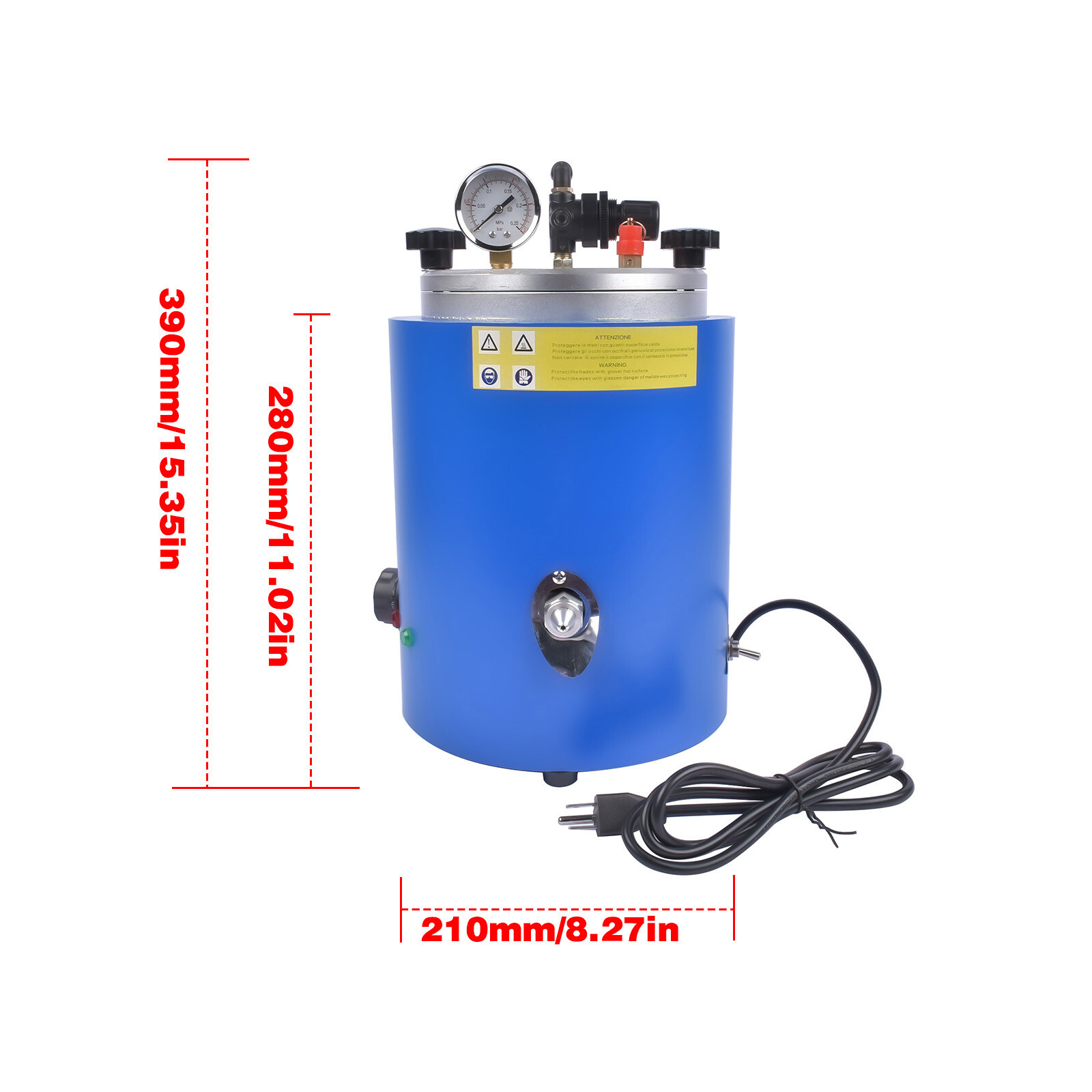 New Wax Injection Machine 110V for Jewelry Making Casting Adjustable Temperature