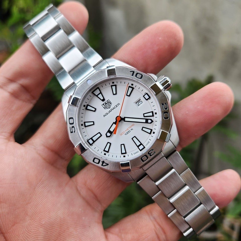 Tag Heuer Aquaracer White Dial Quartz Watch 41mm – WBD1111.BA0928