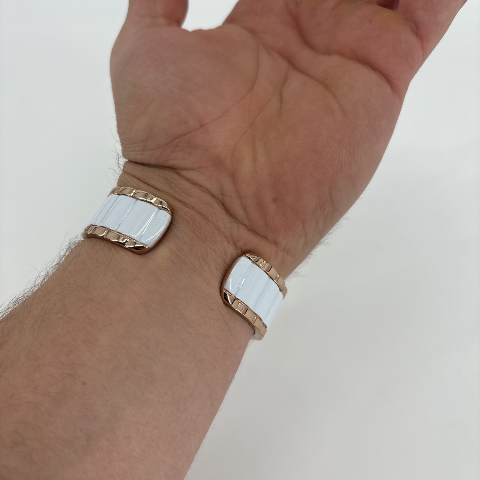 ACCUTIME WATCH CORP. LDSBAN15WM Quartz Women’s Watch Sz. 6 1/2″ New Battery