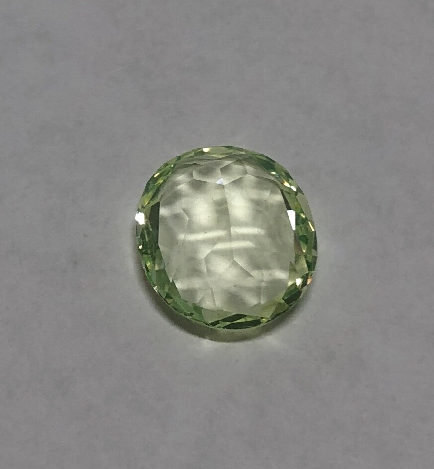 Synthetic Lab Created Spinel Peridot 14mm x 12mm Oval Loose Stone