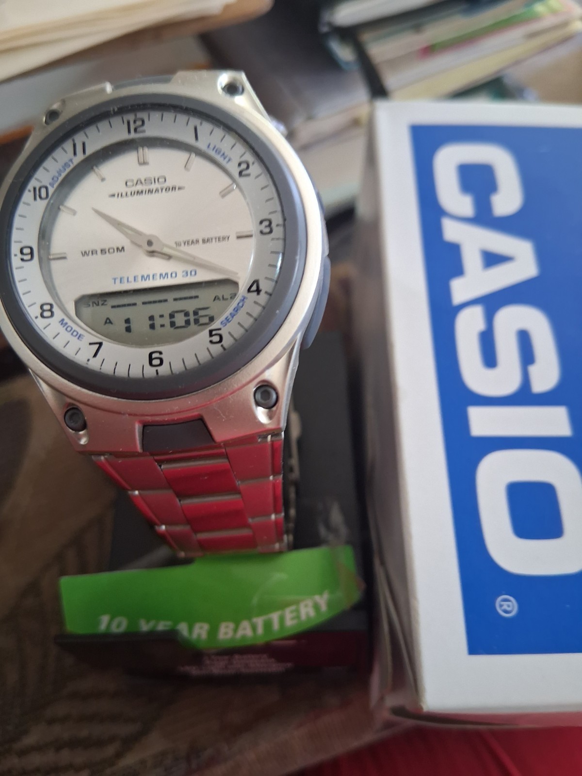CASIO ANALOG DIGITAL AW80D BRAND NEW WITH BOX 10 YEARS BATTERY
