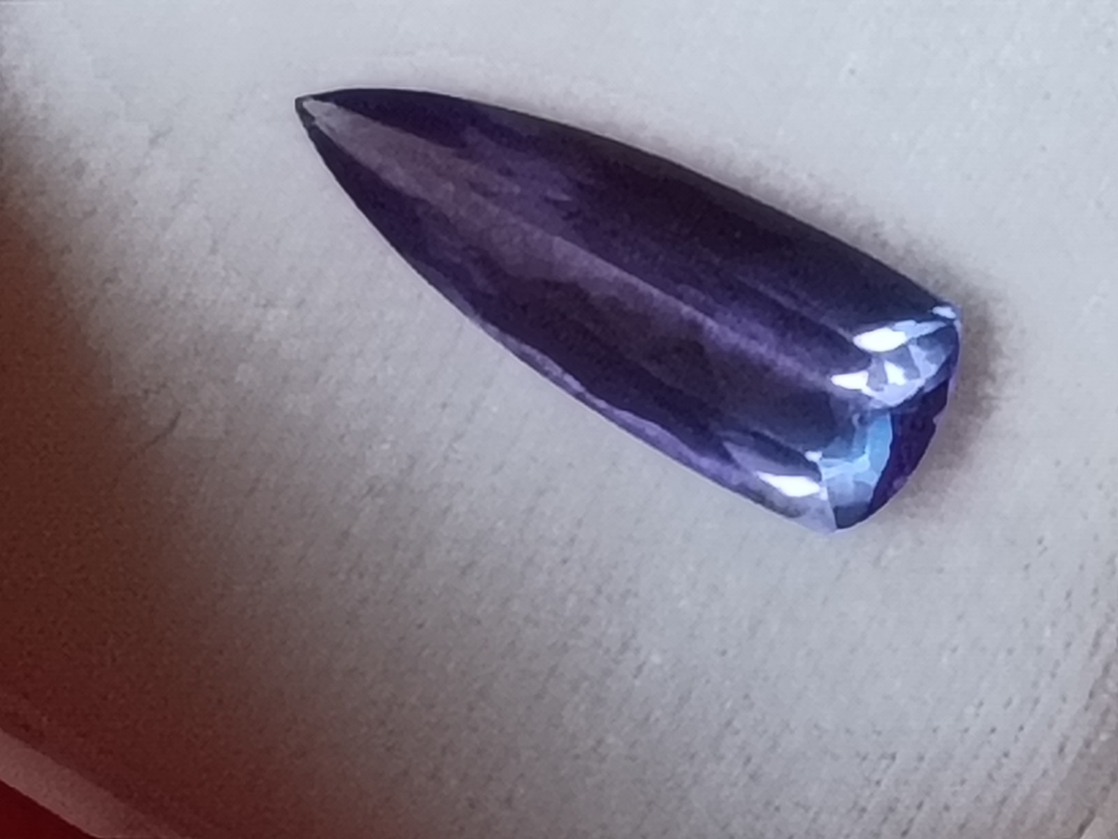 Natural Tanzanite Trillion Cut Blue/Purple Transparent 6x16mm 2.80ct 1pc