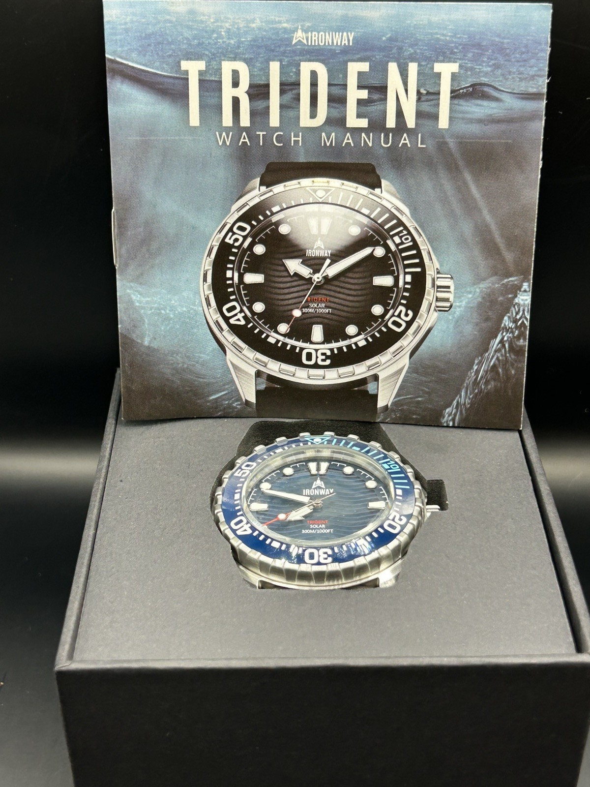 Ironway Trident 300 Solar Powered 30ATM Dive Watch