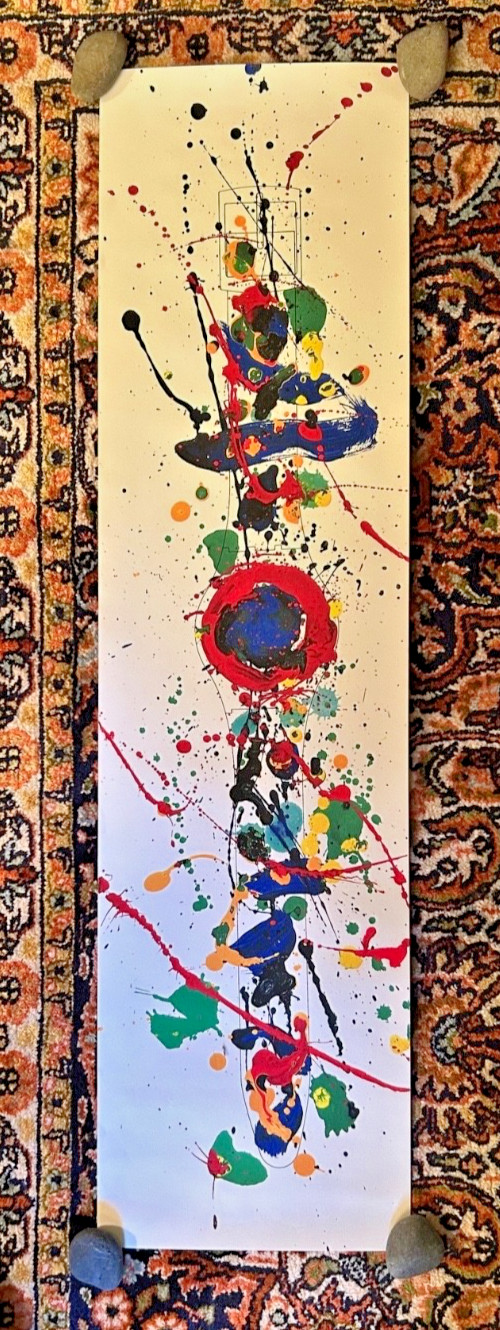 Swatch Art Special – Sam Francis Limited Edition Lithograph – 30 x 8 in – 1992