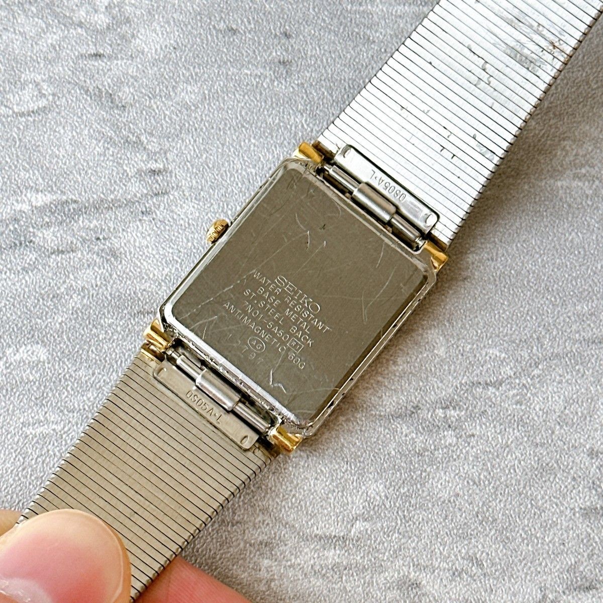 SEIKO Spirit Men’s Watch Square Tank Vintage