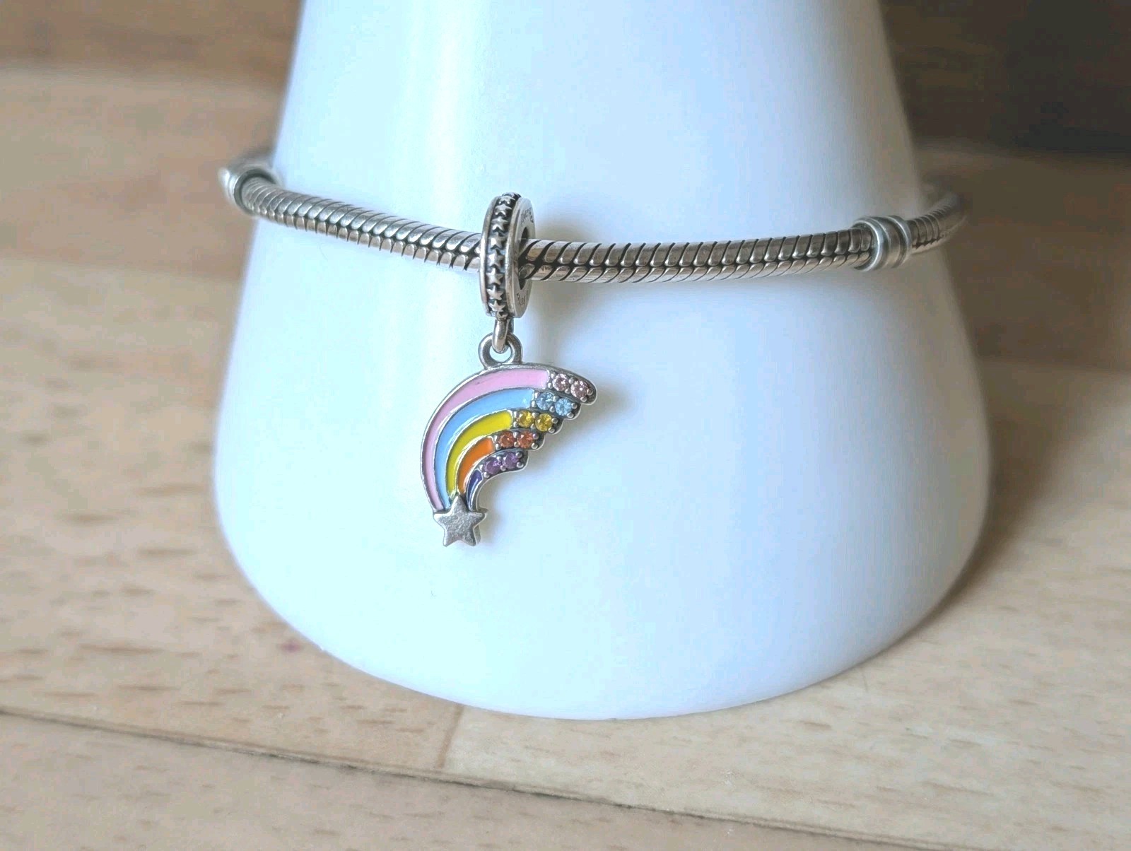Pandora Silver Colorful Rainbow Dangle Charm – 799351C01 – S925 ALE