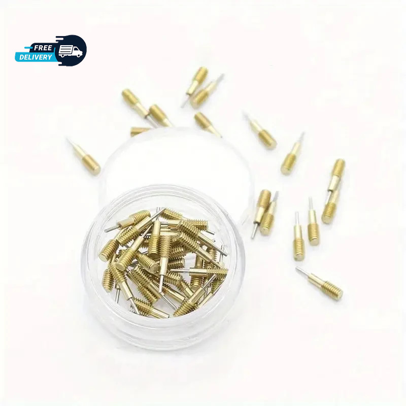 50pcs Spare Pins for Watch Band Strap Link Remover Adjuster Repair Tool Kit