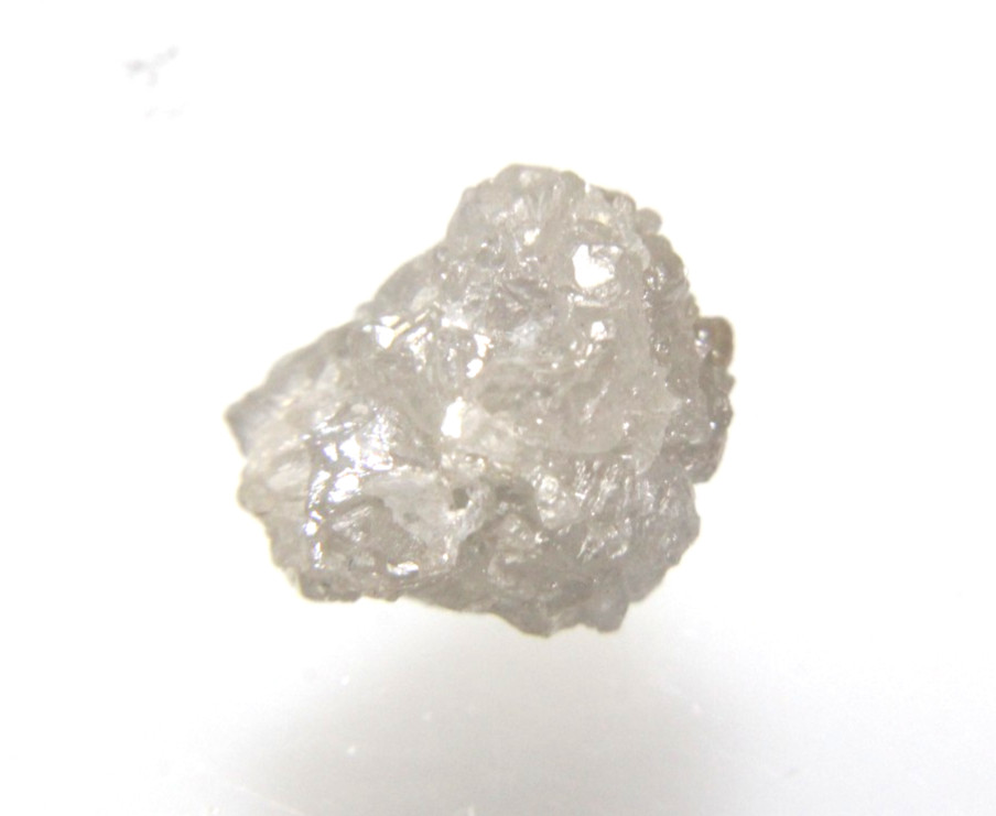 3.90CT/1 PIECE NATURAL RAW UNCUT GRAY ROUGH DIAMOND 9.32×7.83×6.81 MM