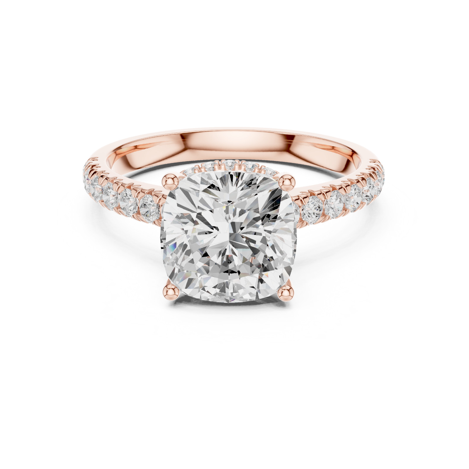 Certified 3.6 Ct Lab Grown Diamond Anniversary Cosmos Women Ring 14K Gold Over