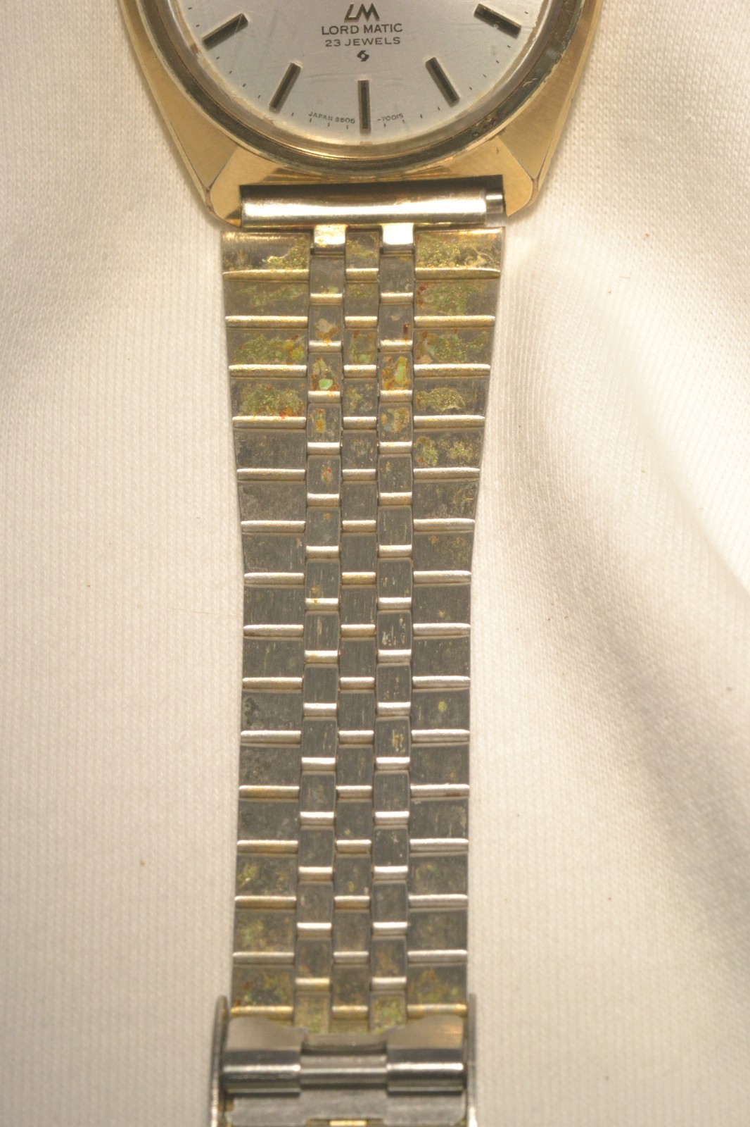 SEIKO Lord Matic 5606-7000 JNR Railway Award Kanji Day Gold LM Automatic Japan