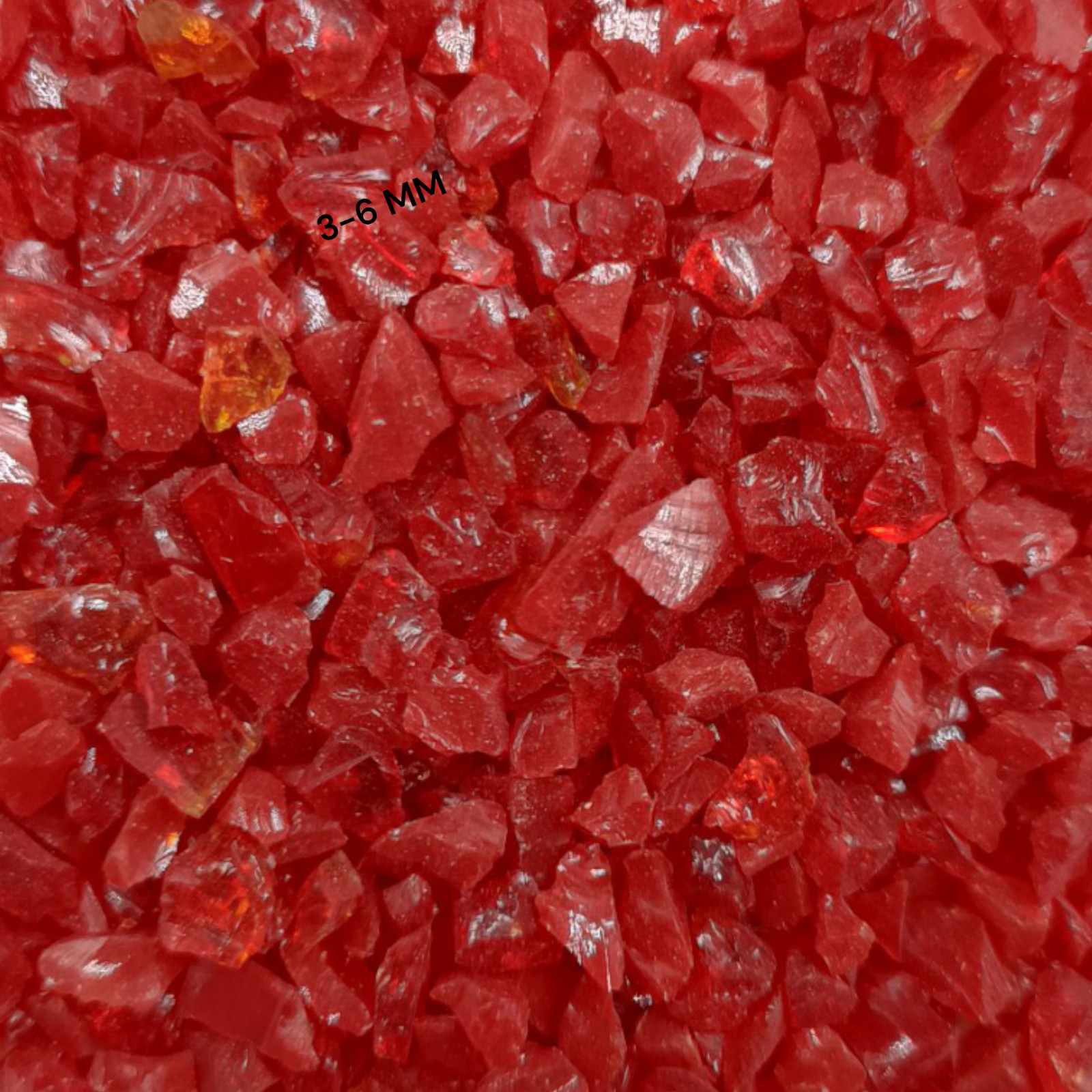 Crushed Opaque Red Hydro Quartz Crushed Gemstone Coarse All Size For Inlays