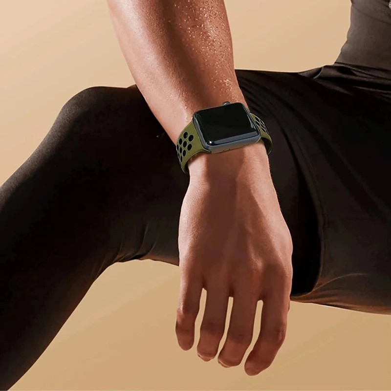 Sport Strap for Apple Watch Band Breathable Bracelet iWatch Series 10 9 8 7 6 SE