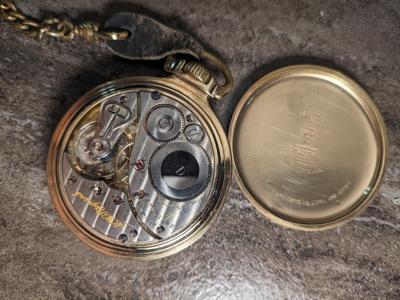 Vintage 1927 Elgin B.W. Raymond 21-Jewel Railroad Pocket Watch – Runs Smoothly