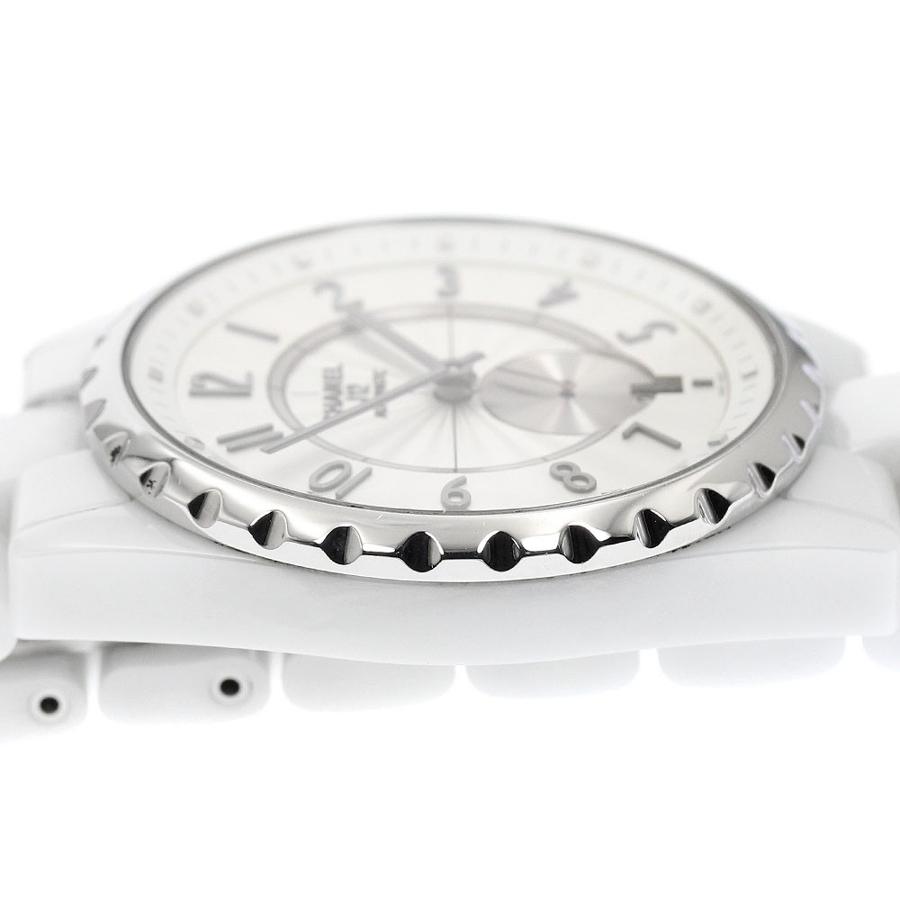 CHANEL J12 H3837 White Ceramic white Dial Automatic Boy’s Watch_962952