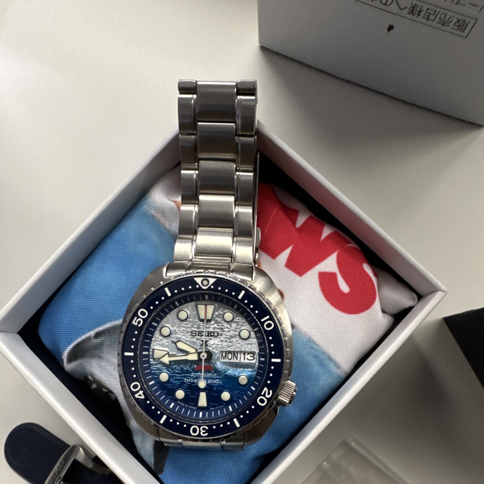 Seiko Prospex JAWS 50th Anniversary Auto Diver 200m 45mm Limited 2193 of 5000