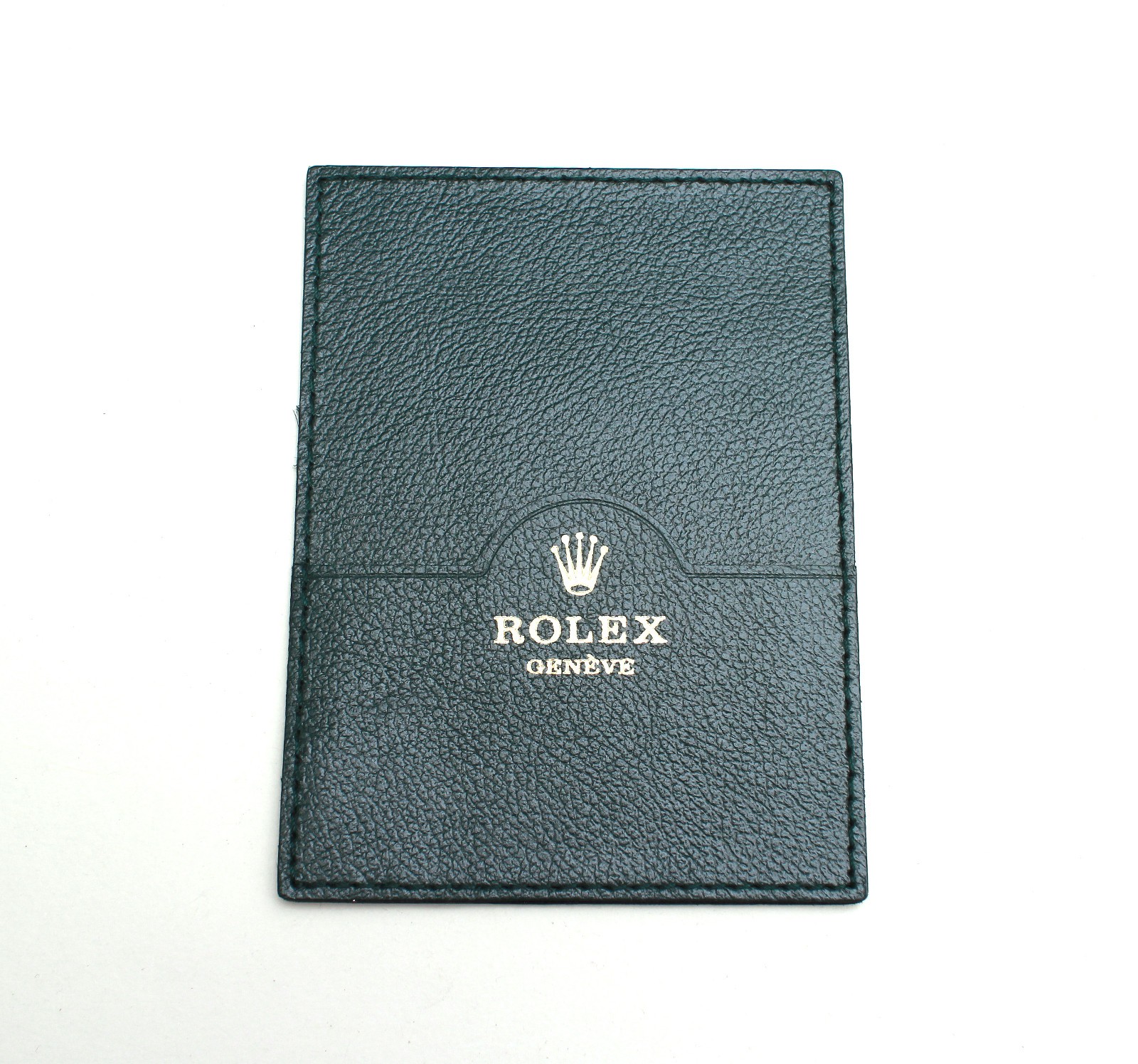 Vintage Rolex Green Leather Card Document Holder 2001-2002 ~ 0101.40.05