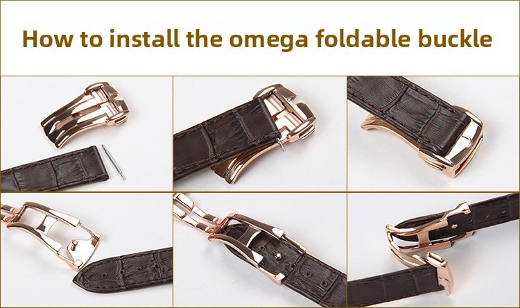 Quality Frosted Stainless Steel Watch Buckle Folding Clasp 18mm 20mm for Omega