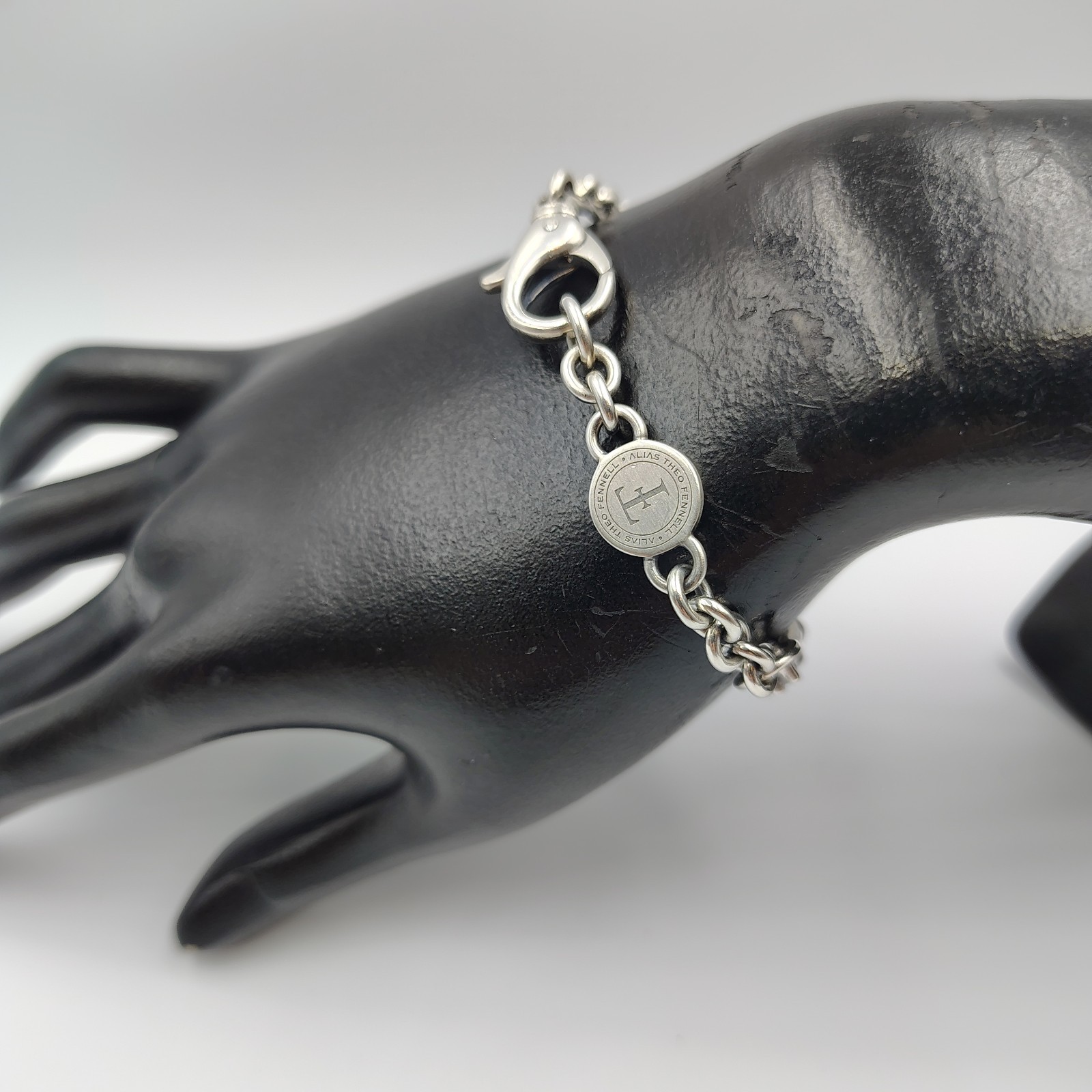 Theo Fennell Alias Acrobat Oxidized Sterling Silver 925 Bracelet 6.25″ £750