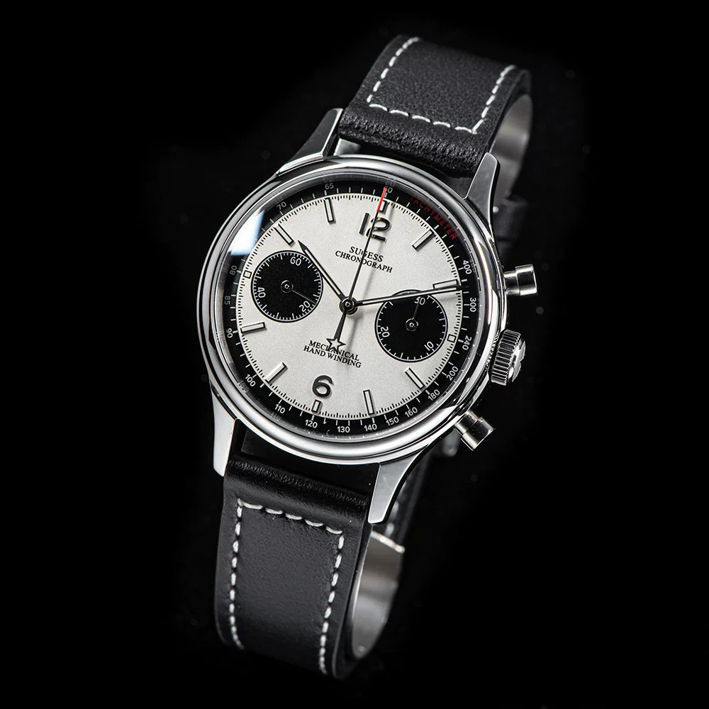 SEAGULL Watch SWAN NECK 1963 Exhibition Sapphire 38mm Chronograph Mechanical