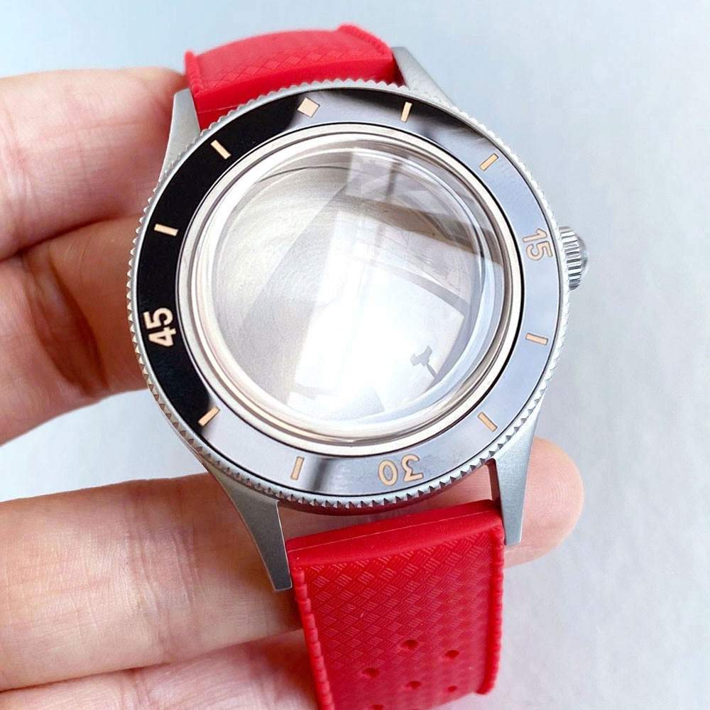 40mm Sapphire 20ATM Watch Case For Fifty Fathoms NH35 NH36 ETA2824 Miyota8215