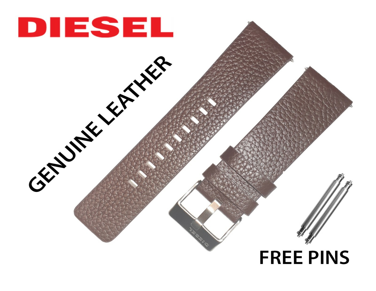 Original DIESEL Watch Strap / Band DARK BROWN 26mm DZ4280 DZ4281 DZ1206 DZ4290