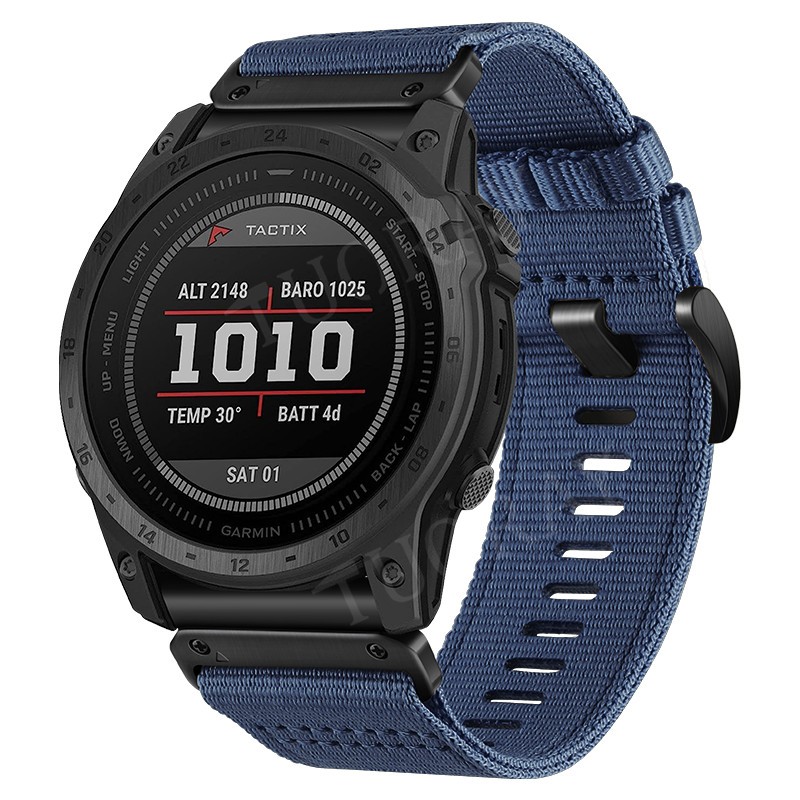 Nylon Band For Garmin Fenix 8 E 7 7X 6 6X 5 5X 3 HR Approach S62 S60 Watch Strap