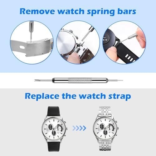 Adjustable Rectangle Watch Back Case Cover Opener Remover Wrench Repair Kit Tool