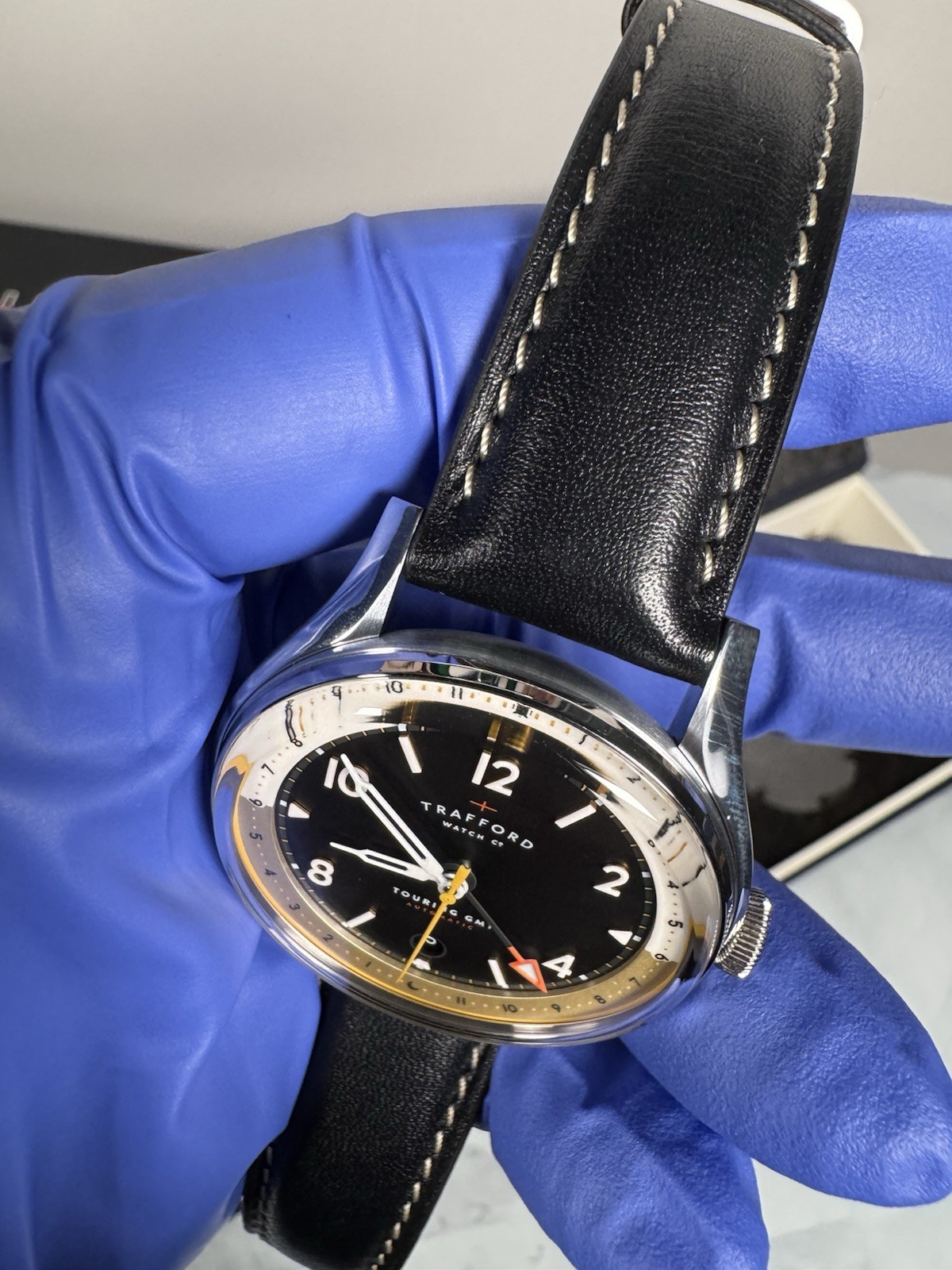 Trafford watch Co Touring GMT Slow Hand Automatic Watch