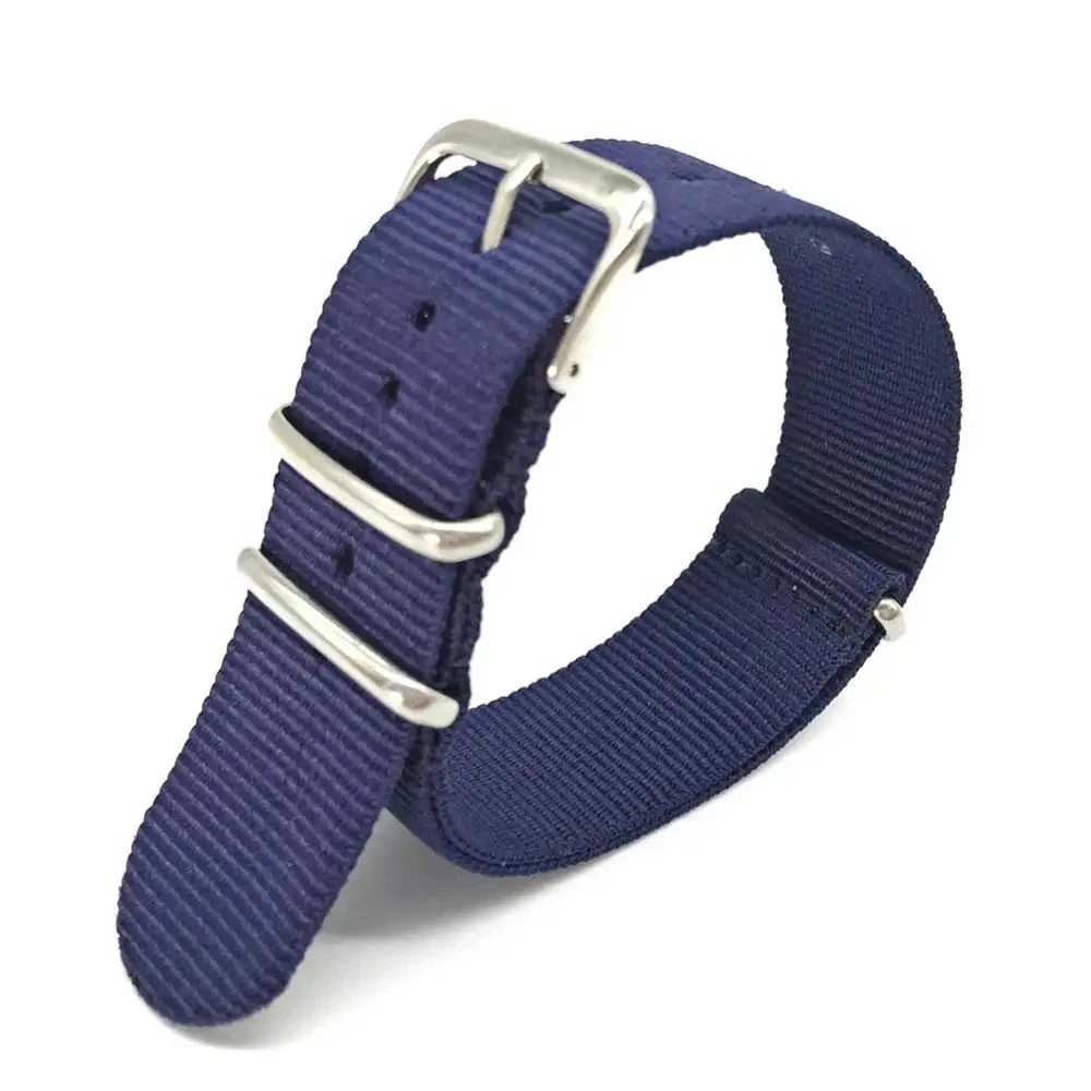 Nylon Watch Strap 18/20/22mm Sport Army Buckle Band