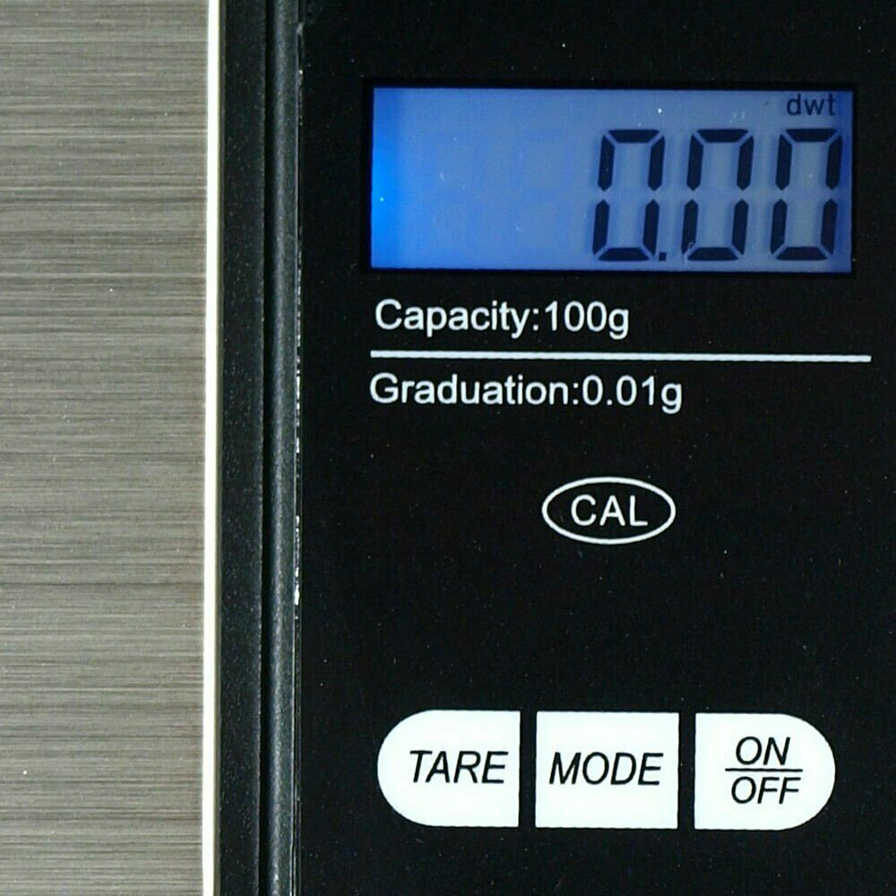 0.01g x 100g Digital Pocket Scale 0.01 Gram Portable Precision Scale CS100
