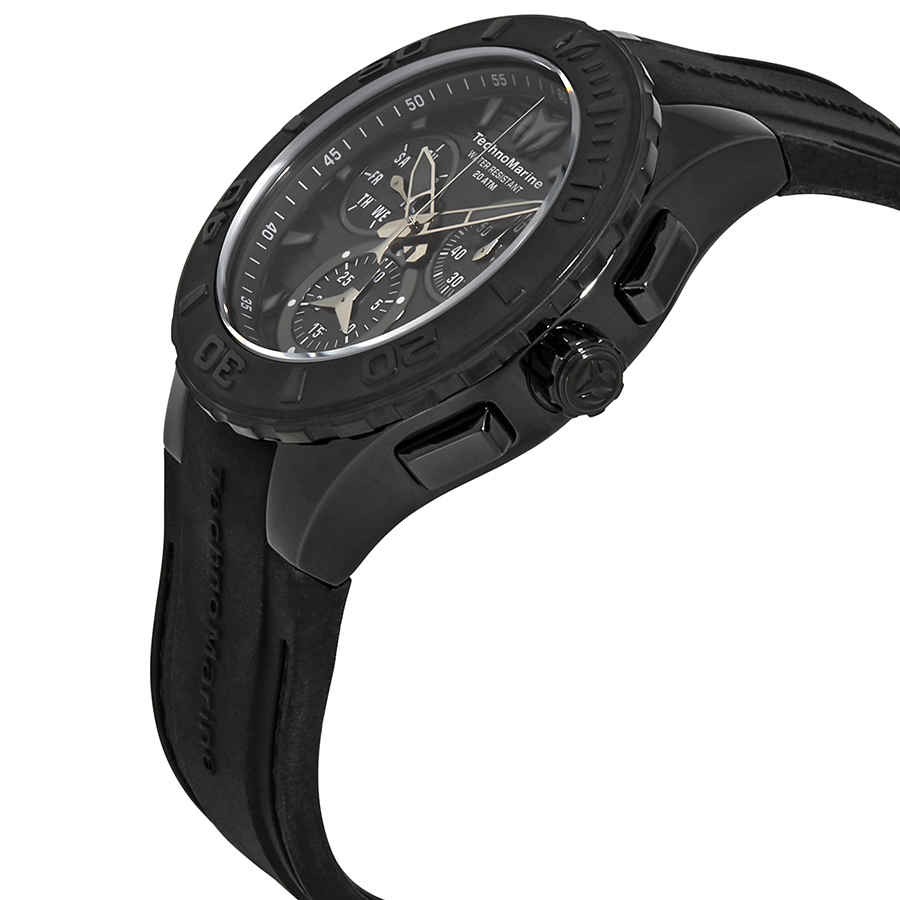 TechnoMarine Cruise Medusa Chronograph Black Dial Men’s Watch 115082