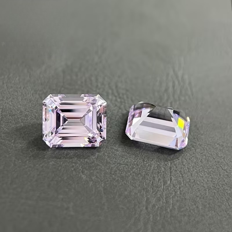 Certificate 0.5-5ct Multiple Shapes Purple Lab Grown Bulk Gemstone For Setting