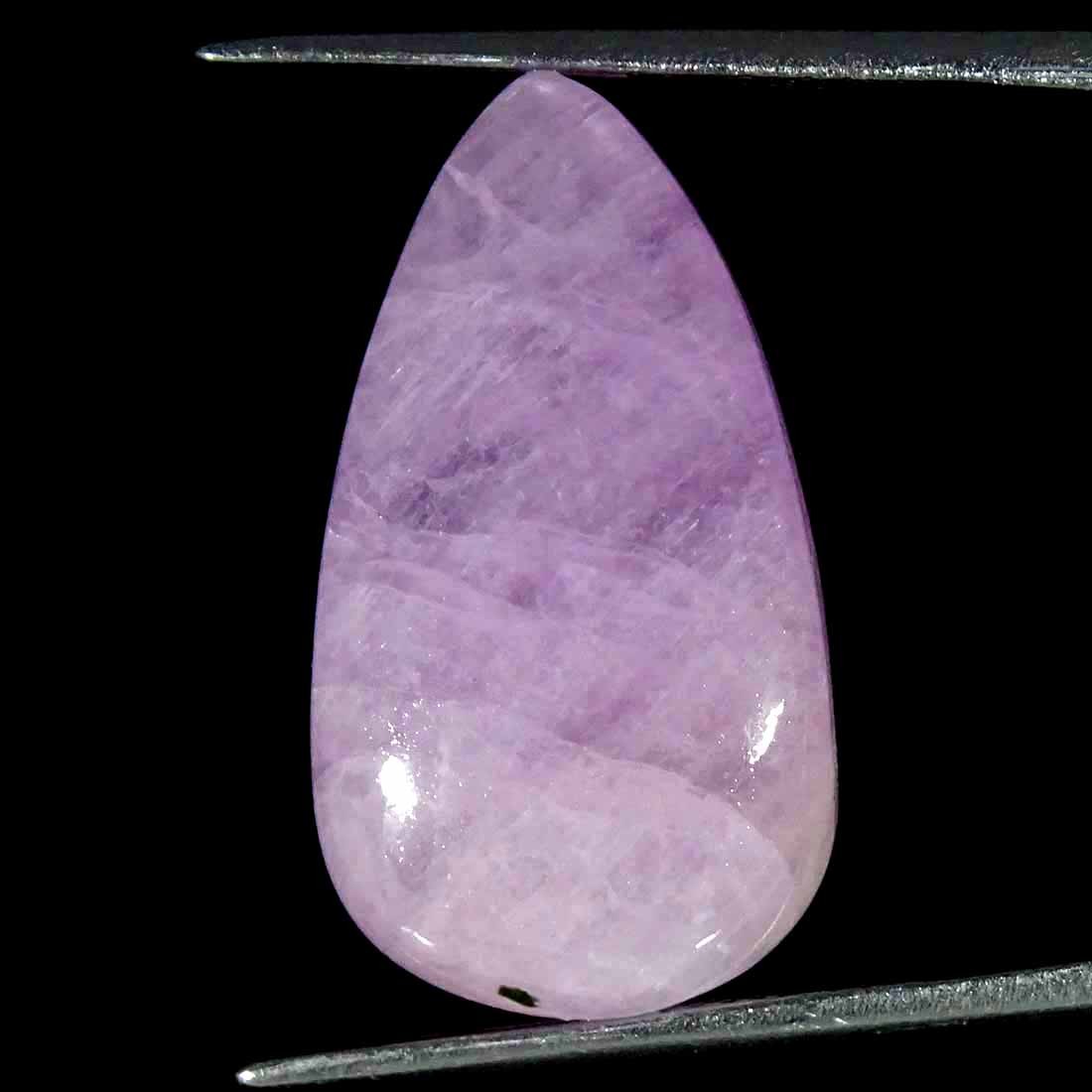 20.50Cts Natural Kunzite Pear Cabochon Loose Gemstone 13x25x6mm