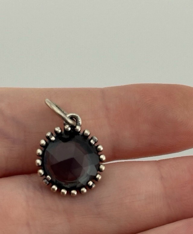 Pandora Midnight Star Pendant Sterling Silver Dark Blue Crystal 390361NBC