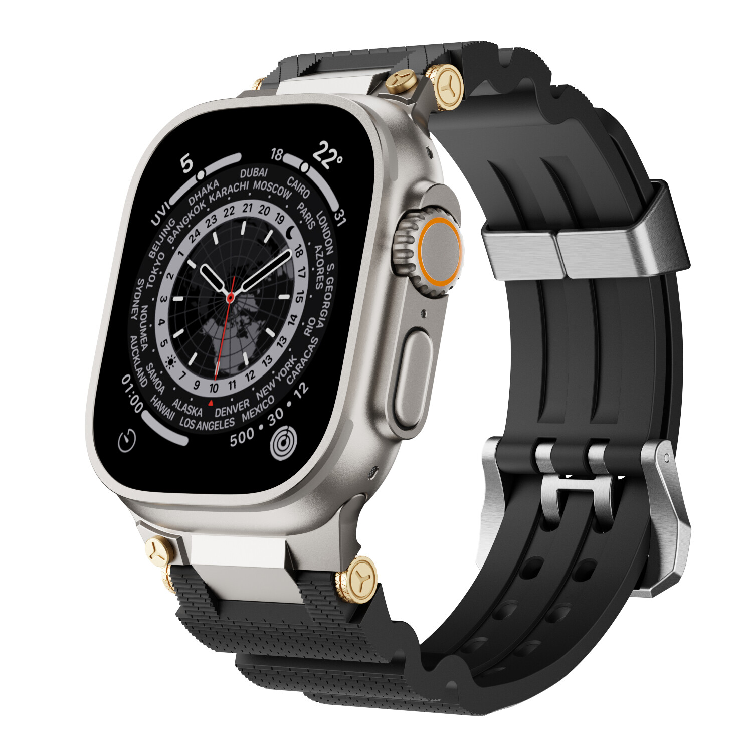 For Apple Watch Series Ultra2 10 9 8 7 6 42mm 45mm 46mm 49mm Silicone Sport Band